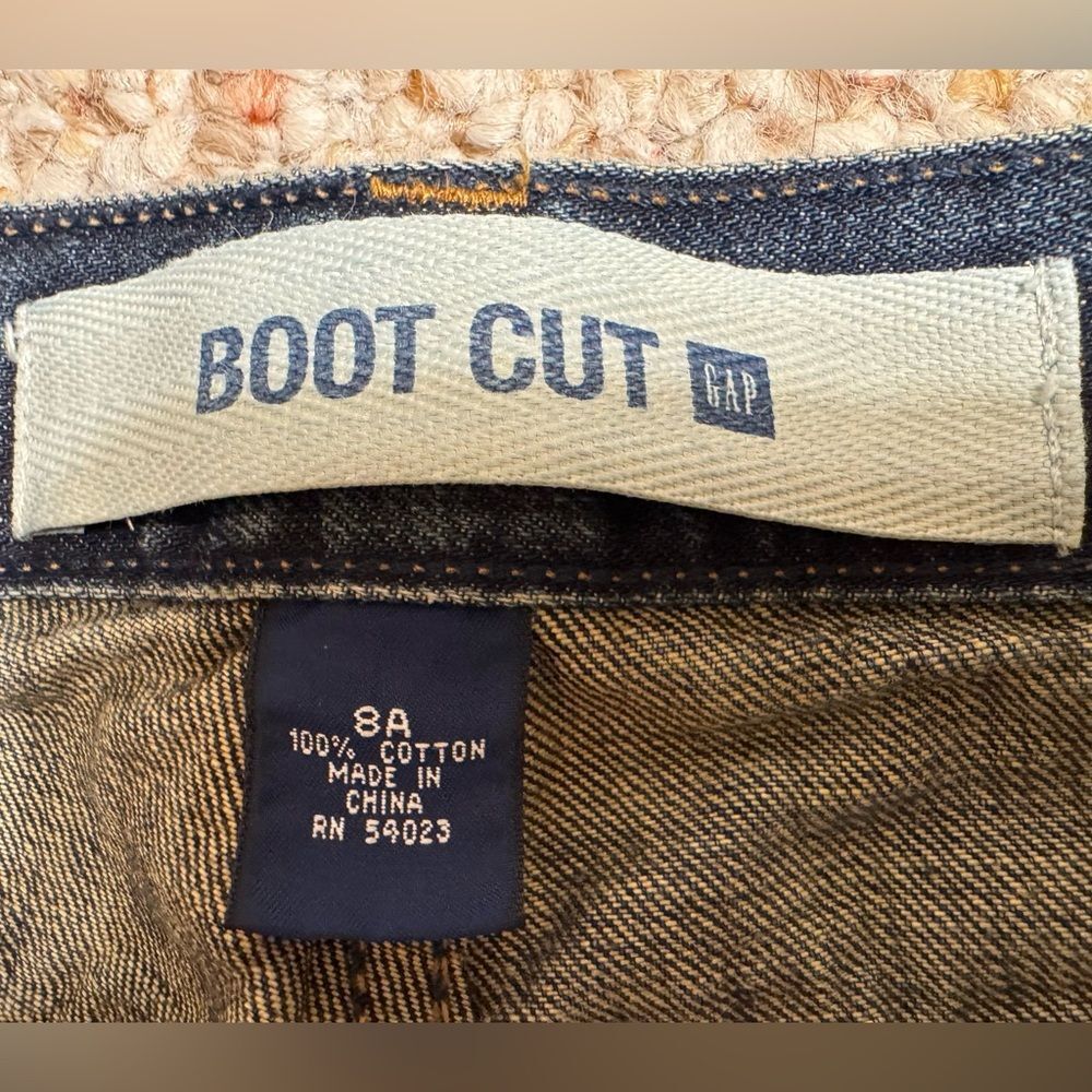 Gap Boot Cut Button Fly Jeans Size 8 - Picture 5 of 5